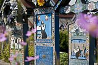 ROMANIA / Maramures / Sapanta / The merry cemetery