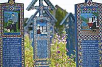 ROMANIA / Maramures / Sapanta / The merry cemetery
