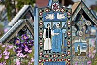 ROMANIA / Maramures / Sapanta / The merry cemetery