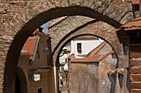 ROMANIA / Transylvania / Sibiu / Stairs Passage

