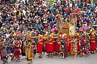 PERU / Cusco / Historic town / Plaza de Armas / In