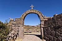 PERU / Puno / Lake Titicaca / Taquile Island / Vie