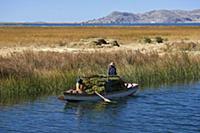 PERU / Puno / Lake Titicaca / Floating islands of 