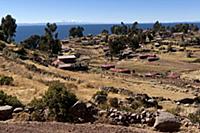 PERU / Puno / Lake Titicaca / Taquile Island / Vie