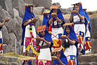 PERU / Cusco / Saqsaywaman / Inca ruins / Inti Ray