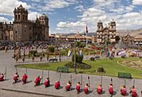 PERU / Cusco / Historic town / Plaza de Armas with