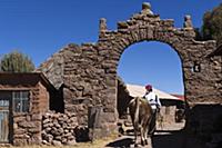 PERU / Puno / Lake Titicaca / Taquile Island / Vie