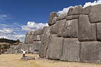 PERU / Cusco / Saqsaywaman / Inca ruins of an old 