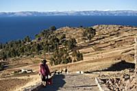 PERU / Puno / Lake Titicaca / Amantani Island / Vi