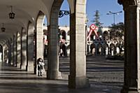 PERU / Arequipa / Historic town / Plaza de Armas /