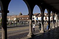 PERU / Cusco / Historic town / Plaza de Armas / Ar