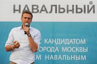 Кандидат в мэры Москвы Алексей Навальный на встреч