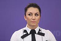 Юлия Березикова на пресс-конференции «РИА Новости»