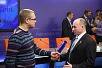 Николай Стариков на пресс-конференции «РИА Новости