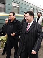 Иосиф Кобзон и министр культуры Саратовской област