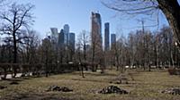 Краснопресненский район. Москва, Россия. 17 марта 