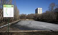 Краснопресненский район. Москва, Россия. 17 марта 