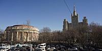 Краснопресненский район. Москва, Россия. 17 марта 