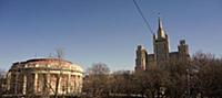 Краснопресненский район. Москва, Россия. 17 марта 