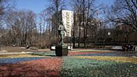 Краснопресненский район. Москва, Россия. 17 марта 