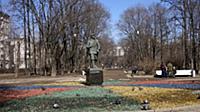 Краснопресненский район. Москва, Россия. 17 марта 