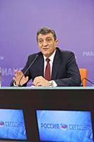 Сергей Меняйло. Пресс-конференция в Russia Today. 
