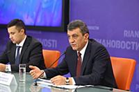 Сергей Меняйло. Пресс-конференция в Russia Today. 