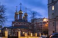 Улицы Москвы. Смоленский переулок. Церковь Николая