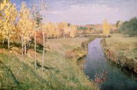 Golden Autumn, 1895 (oil on canvas) , artist: Levi