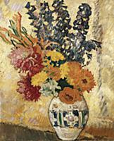 Vase of Flowers, c.1918 (oil on canvas) , artist: 