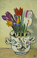 Vase of Flowers, c.1920 (oil on canvas) , artist: 