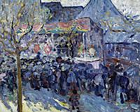 The Village Fair (oil on canvas) , artist: Valtat,