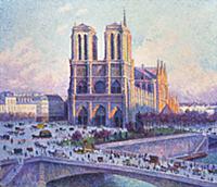 Notre Dame, Paris, View from the Quai Saint-Michel