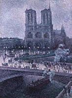 Notre Dame, c.1900 (oil on canvas) , artist: Luce,