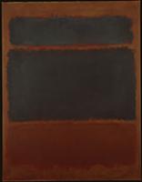 Black in Deep Red, 1957 (oil on canvas) , artist: 