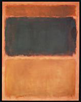 Tan and Black on Red, 1957 (oil on canvas) , artis