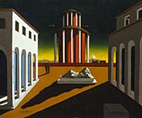 Piazza d'Italia, c.1950 (oil on canvas) , artist: 