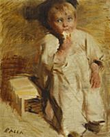 Child, 1902-07 (oil on canvas) , artist: Balla, Gi