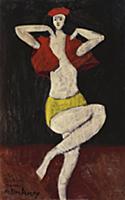 Sally's Dance (oil on board) , artist: Avery, Milt