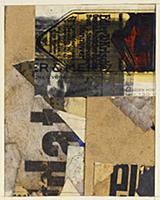 Merzbild, 1922 (collage on paper) , artist: Schwit