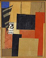 Merzbild, 1932 (collage on paper) , artist: Schwit