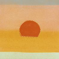 Sunset, 1972 (colour screenprint) , artist: Warhol