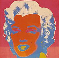 Marilyn, 1967 (colour screenprint) , artist: Warho