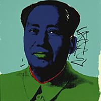 Mao Tse-Tung, 1972 (colour screenprint) , artist: 