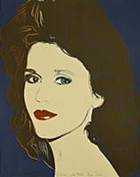 Jane Fonda, 1982 (colour screenprint) , artist: Wa