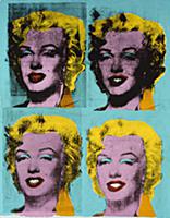 Four Marilyns, c.1962 (synthetic polymer silkscree