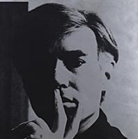 Self Portrait, 1967 (screenprint on silver-coated 