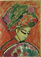 Girl in Turban, 1910 (oil on board) , artist: Jawl