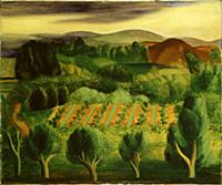 Landscape in Provence, 1918 (oil on canvas) , arti