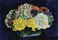 Flowers, 1931 (oil on canvas) , artist: Kisling, M